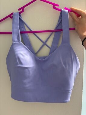 Lavender Lululemon Like a Cloud Longline Women’s Bra D/DD